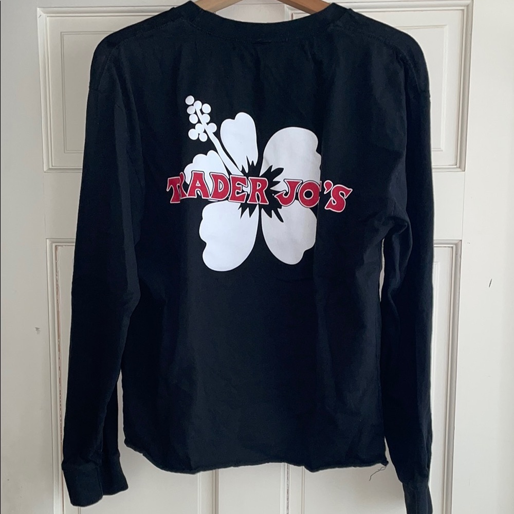 Boxy Cropped Trader Joe’s Long Sleeve